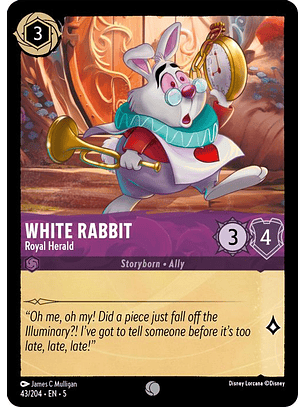 043/204 C White Rabbit - Royal Herald