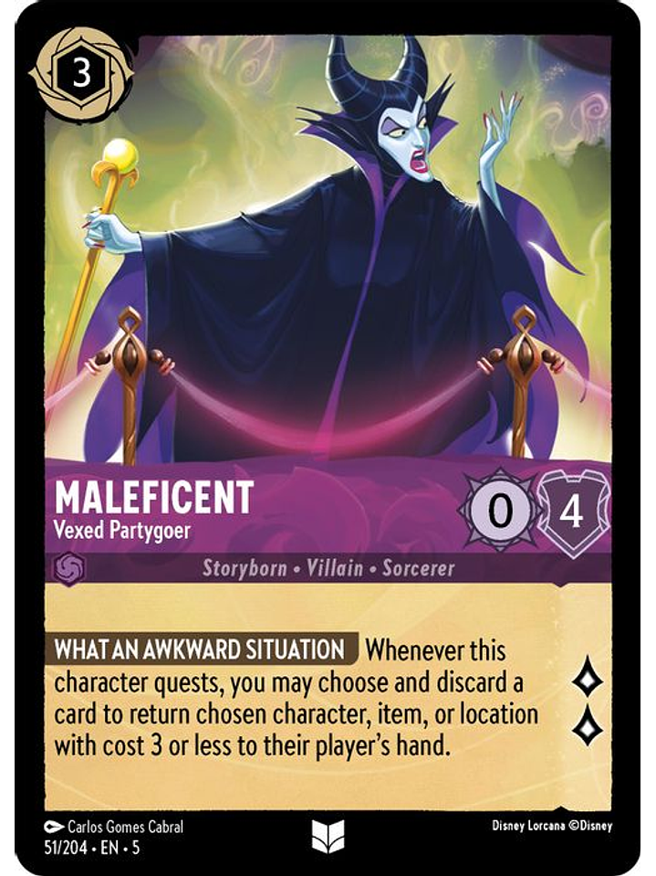 051/204 U Maleficent - Vexed Partygoer 1