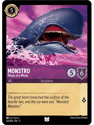 052/204 U Monstro - Whale of a Whale