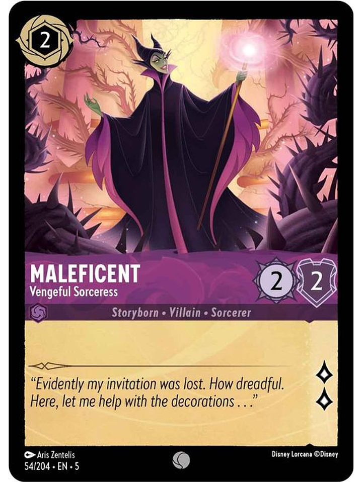 054/204 C Maleficent - Vengeful Sorceress 1