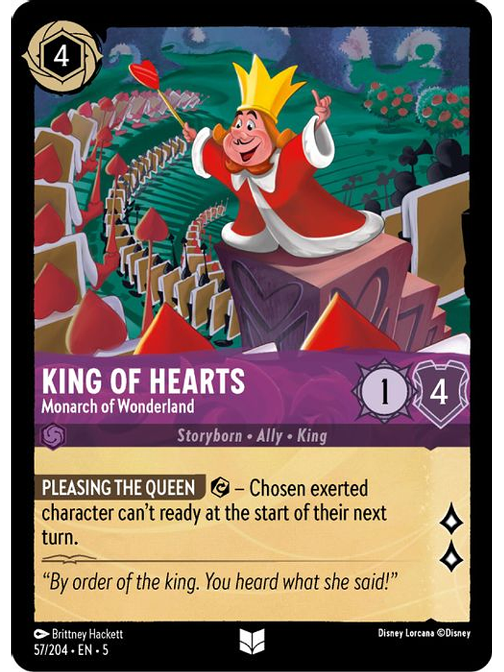 057/204 U King of Hearts - Monarch of Wonderland 1