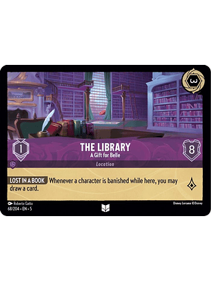 068/204 U The Library - A Gift for Belle