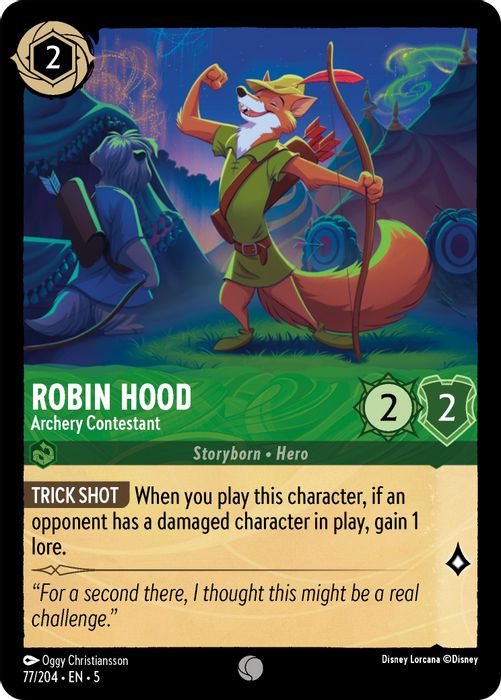 077/204 C Robin Hood - Archery Contestant