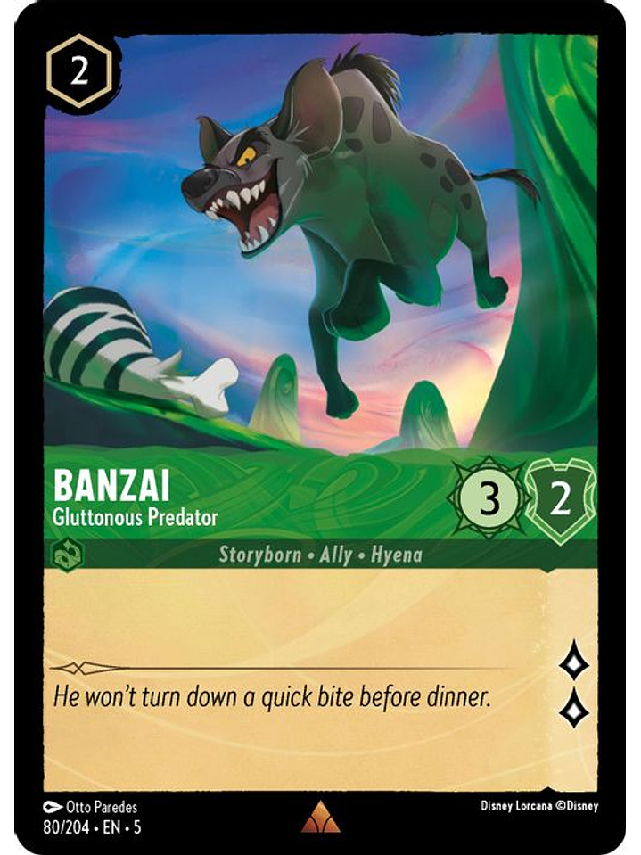 080/204 R Banzai - Gluttonous Predator 1