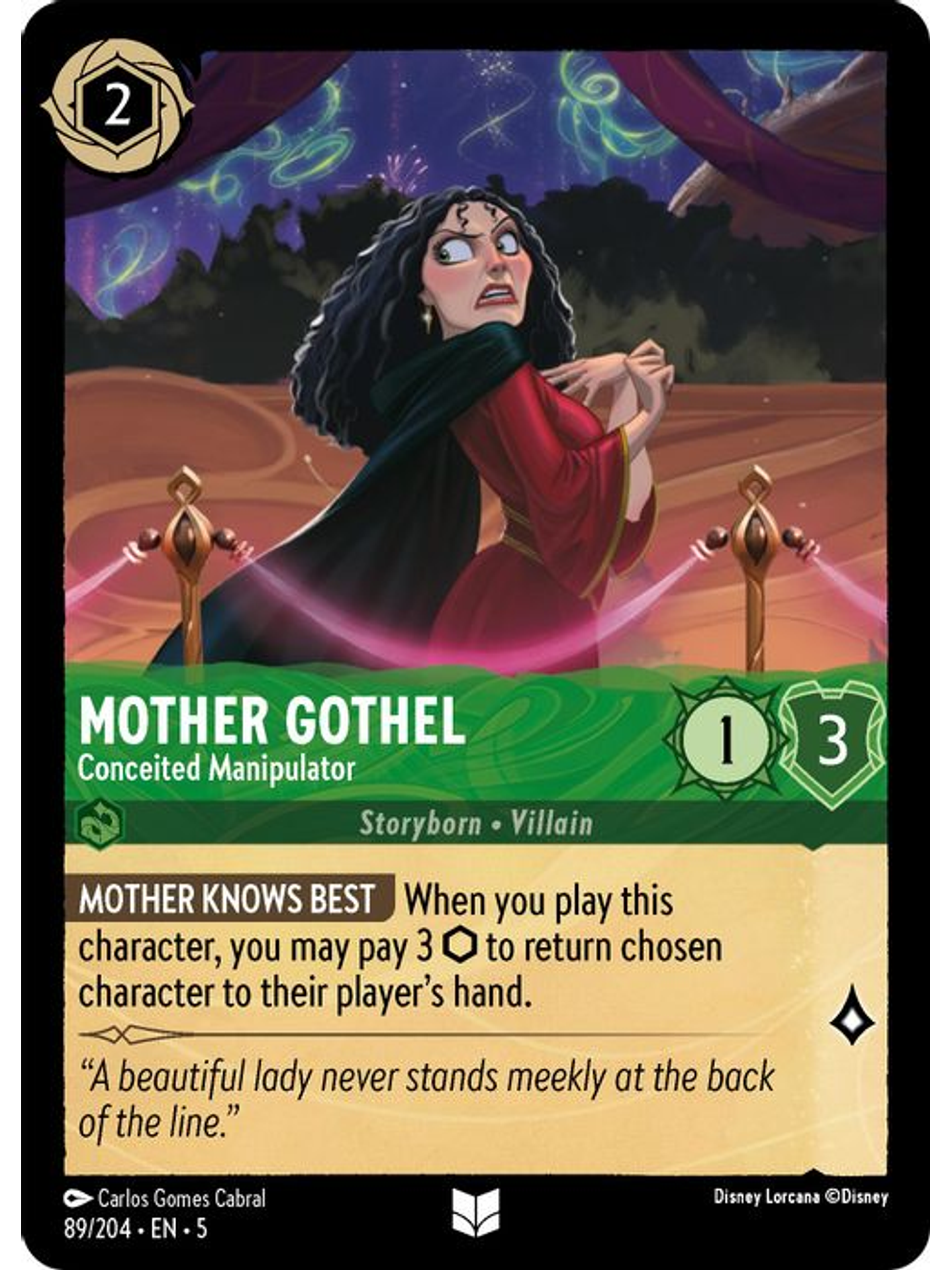 089/204 U Mother Gothel - Conceited Manipulator 1