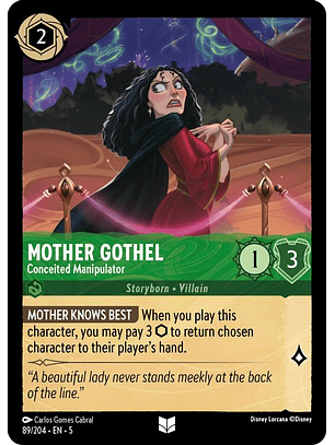 089/204 U Mother Gothel - Conceited Manipulator