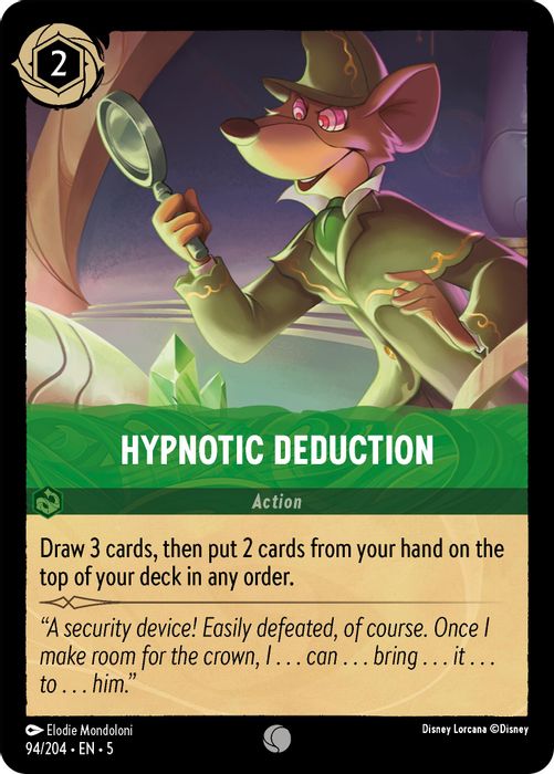 094/204 C Hypnotic Deduction