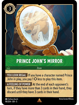 098/204 R Prince John's Mirror