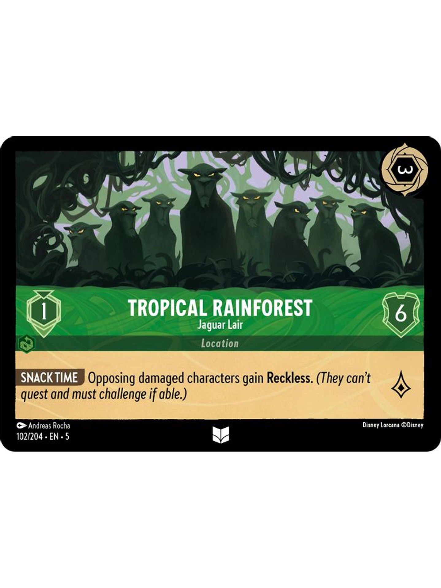 102/204 U Tropical Rainforest - Jaguar Lair 1