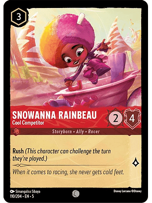 110/204 C Snowanna Rainbeau - Cool Competitor