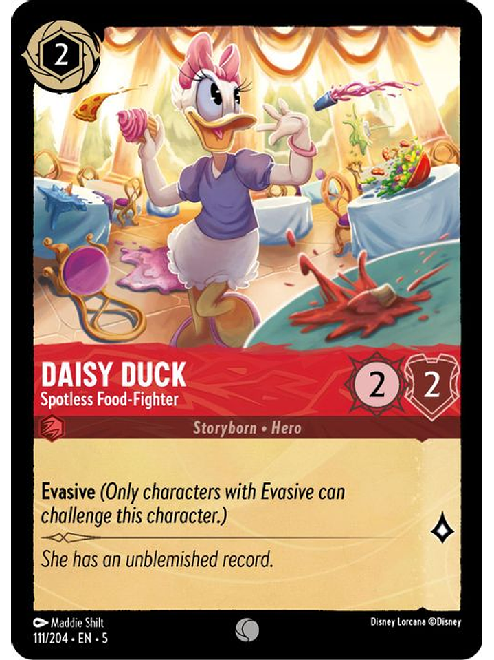 111/204 C Daisy Duck - Spotless Food-Fighter 1