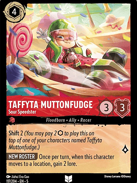 117/204 U Taffyta Muttonfudge - Sour Speedster