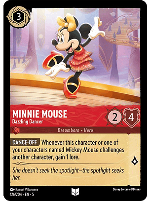 126/204 U Minnie Mouse - Dazzling Dancer
