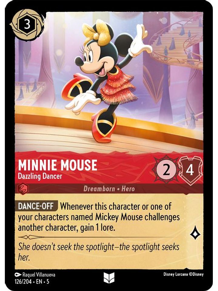 126/204 U Minnie Mouse - Dazzling Dancer 1