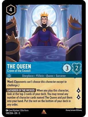 148/204 R The Queen - Crown of the Council
