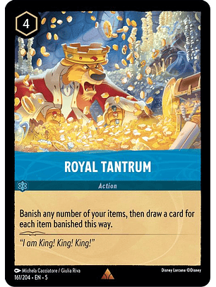 161/204 R Royal Tantrum