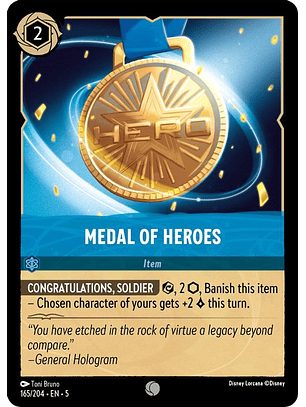 165/204 C Medal of Heroes