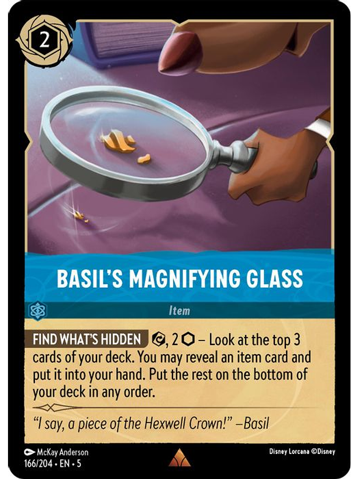166/204 R Basil's Magnifying Glass 1