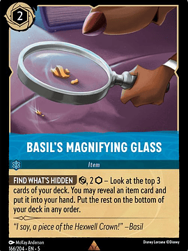 166/204 R Basil's Magnifying Glass