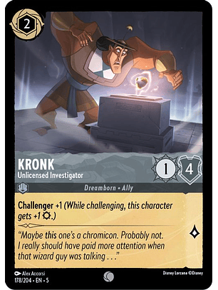 178/204 C Kronk - Unlicensed Investigator
