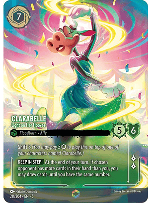 211/204 (Alternate Art) Clarabelle - Light on Her Hooves