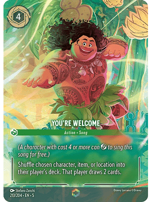 213/204 (Alternate Art) You're Welcome