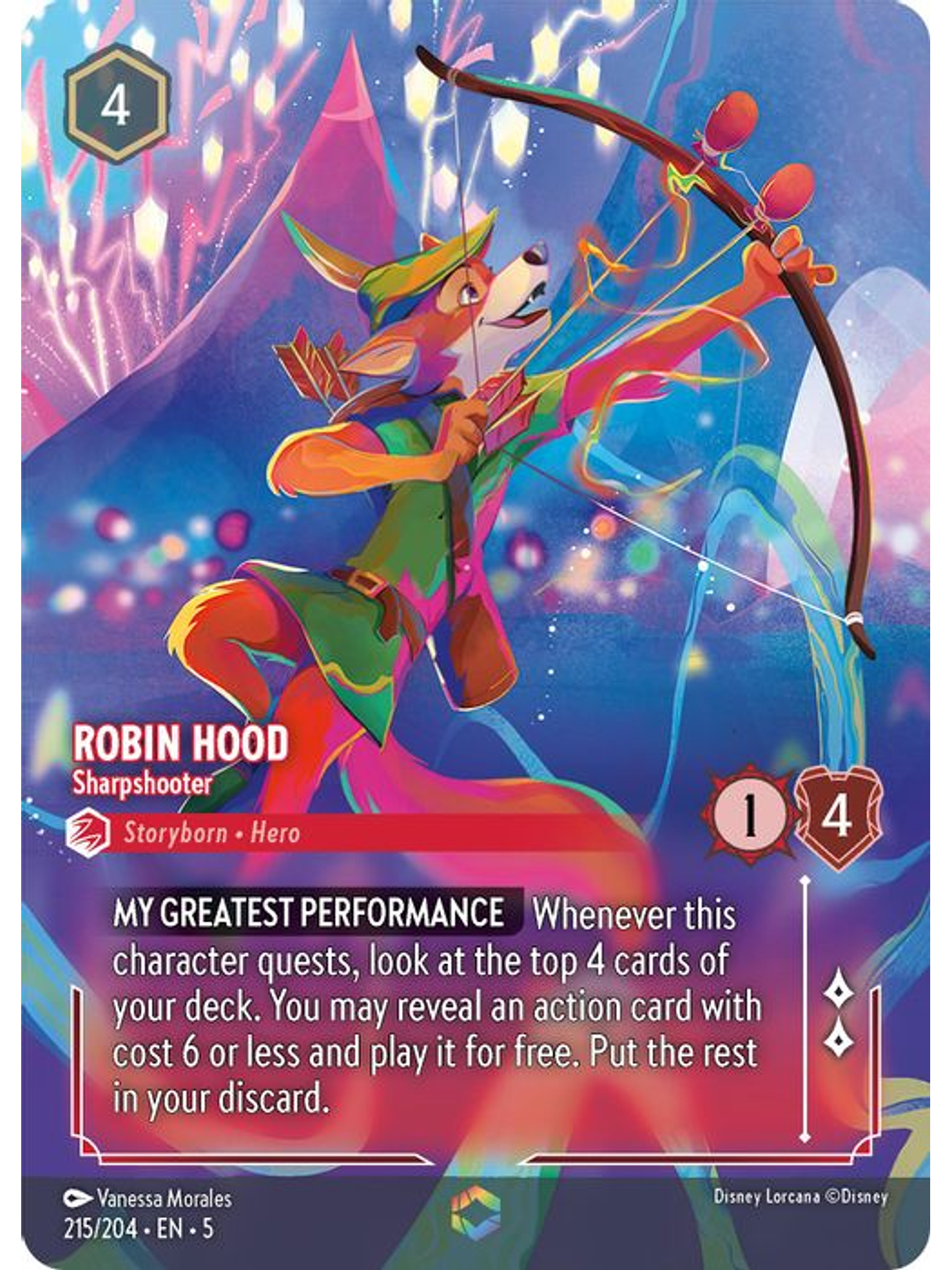 215/204 (Alternate Art) Robin Hood - Sharpshooter 1