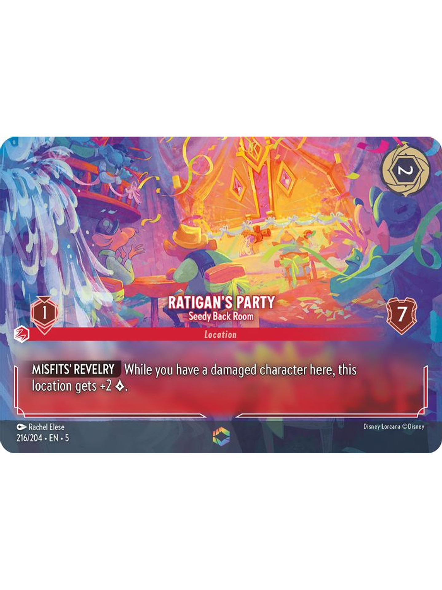 216/204 (Alternate Art) Ratigan's Party - Seedy Back Room 1