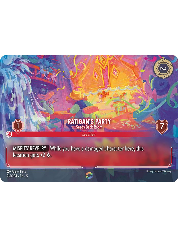 216/204 (Alternate Art) Ratigan's Party - Seedy Back Room 1