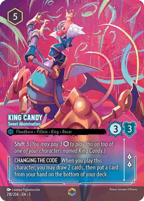 218/204 (Alternate Art) King Candy - Sweet Abomination