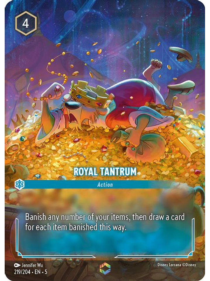 219/204 (Alternate Art) Royal Tantrum 1
