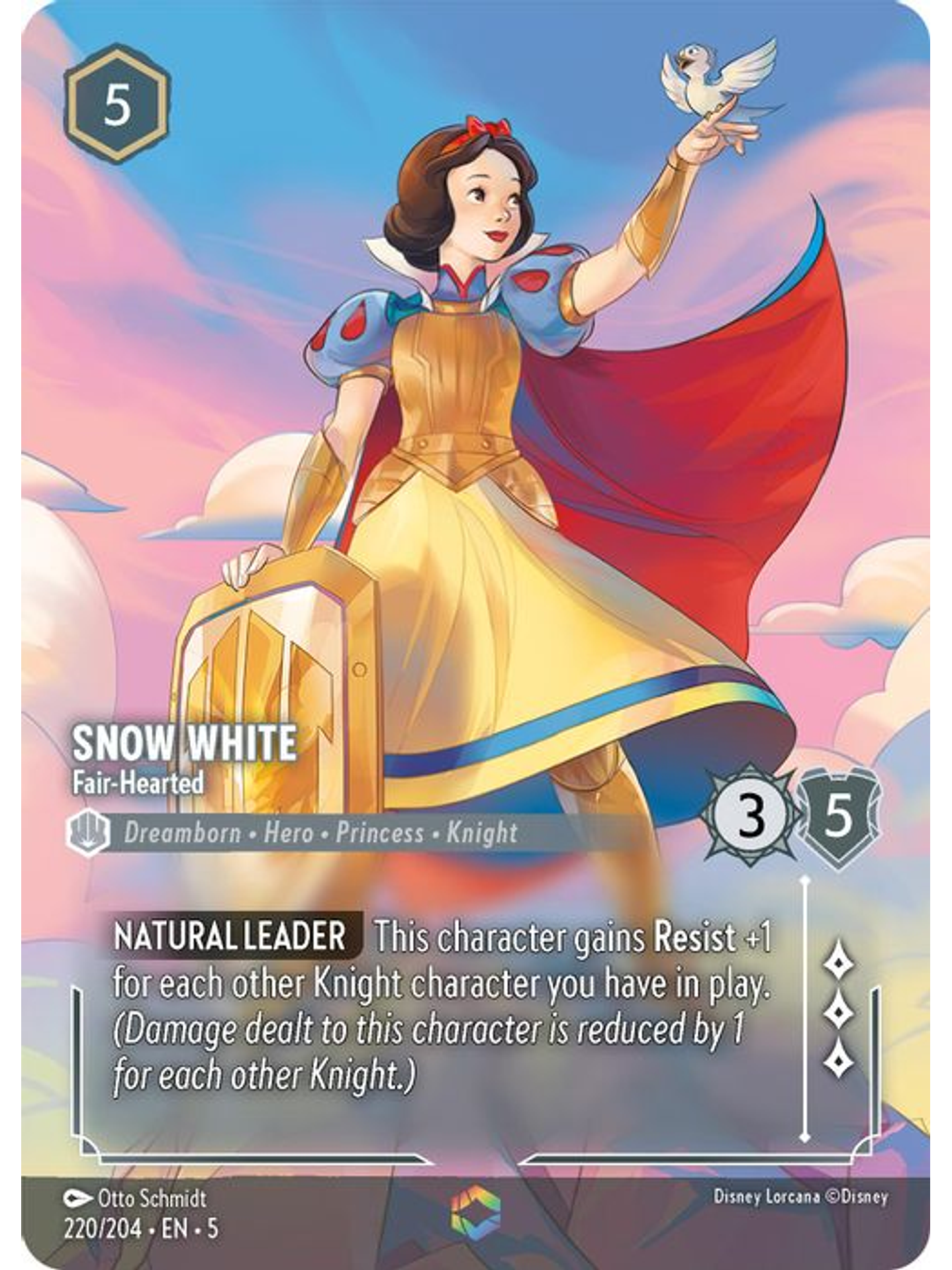220/204 (Alternate Art) Snow White - Fair-Hearted 1