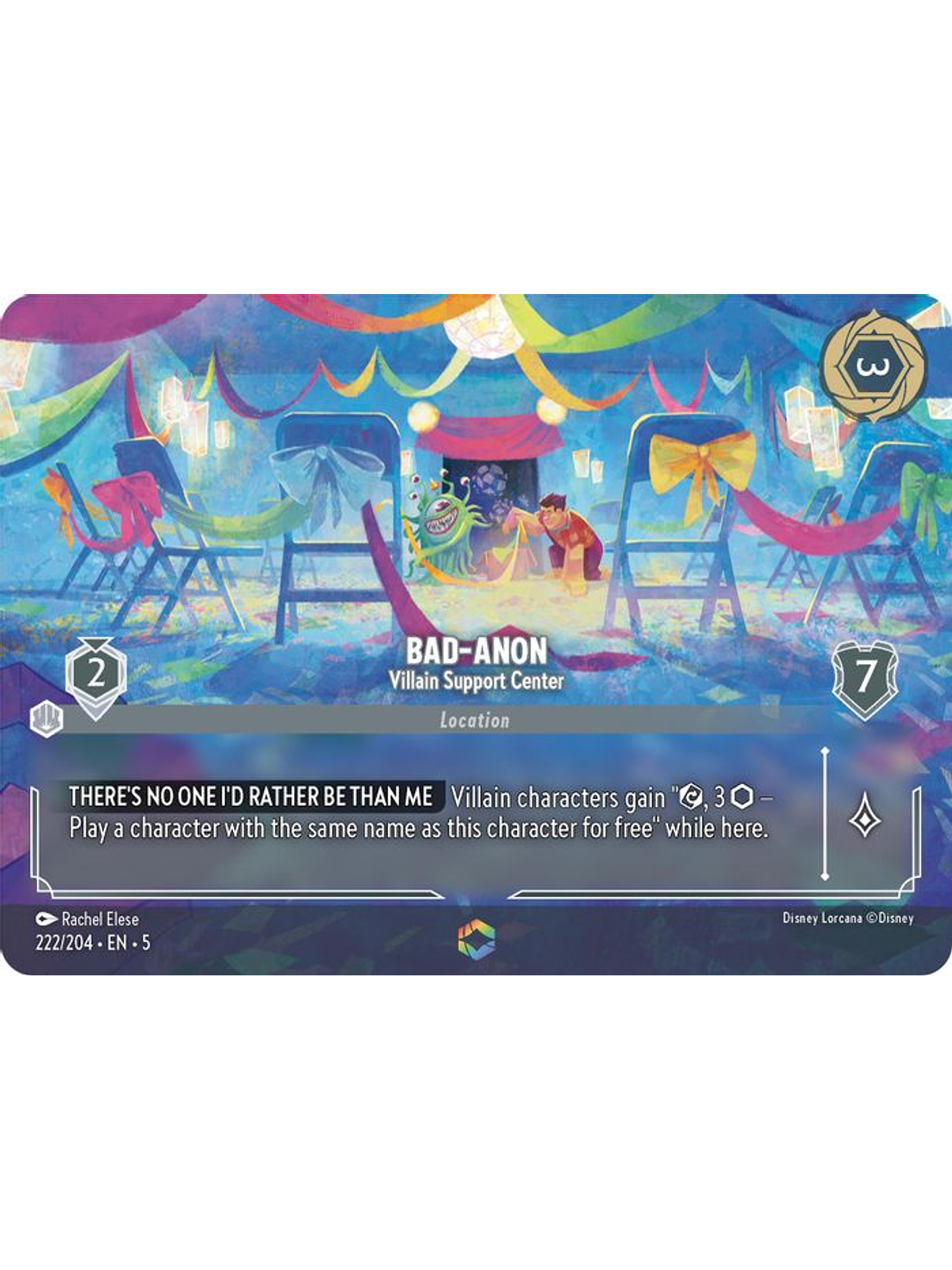 222/204 (Alternate Art) Bad-Anon - Villain Support Center 1