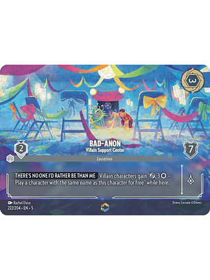 222/204 (Alternate Art) Bad-Anon - Villain Support Center