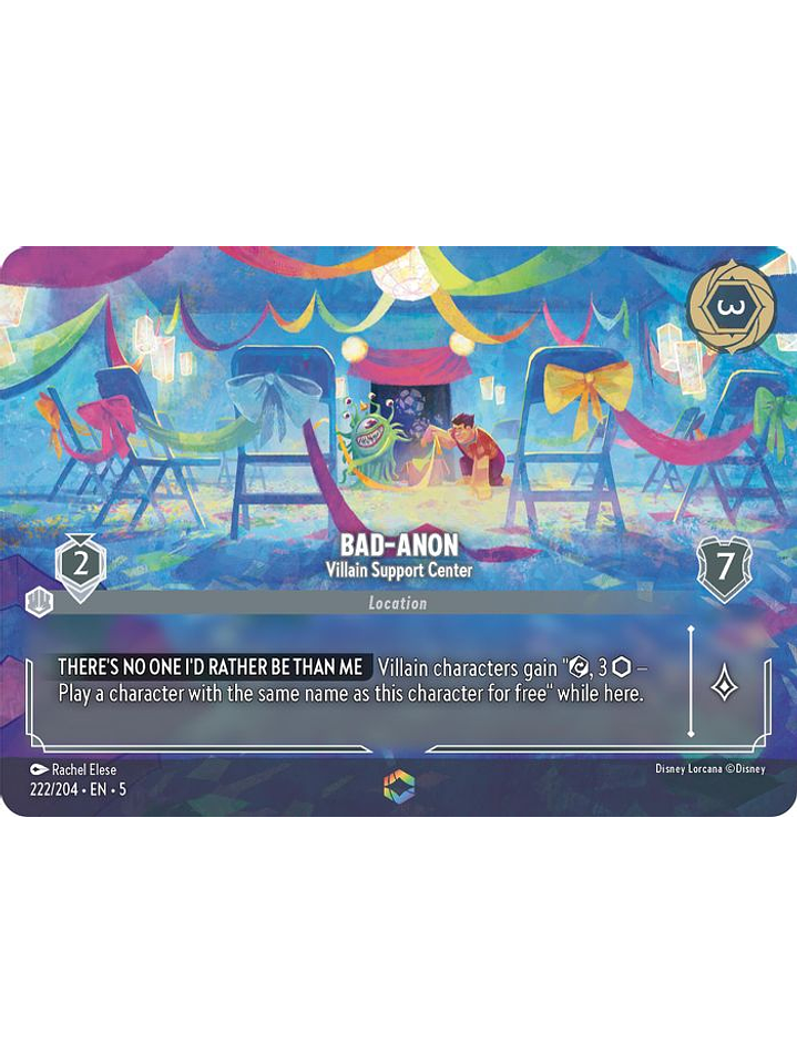 222/204 (Alternate Art) Bad-Anon - Villain Support Center 1