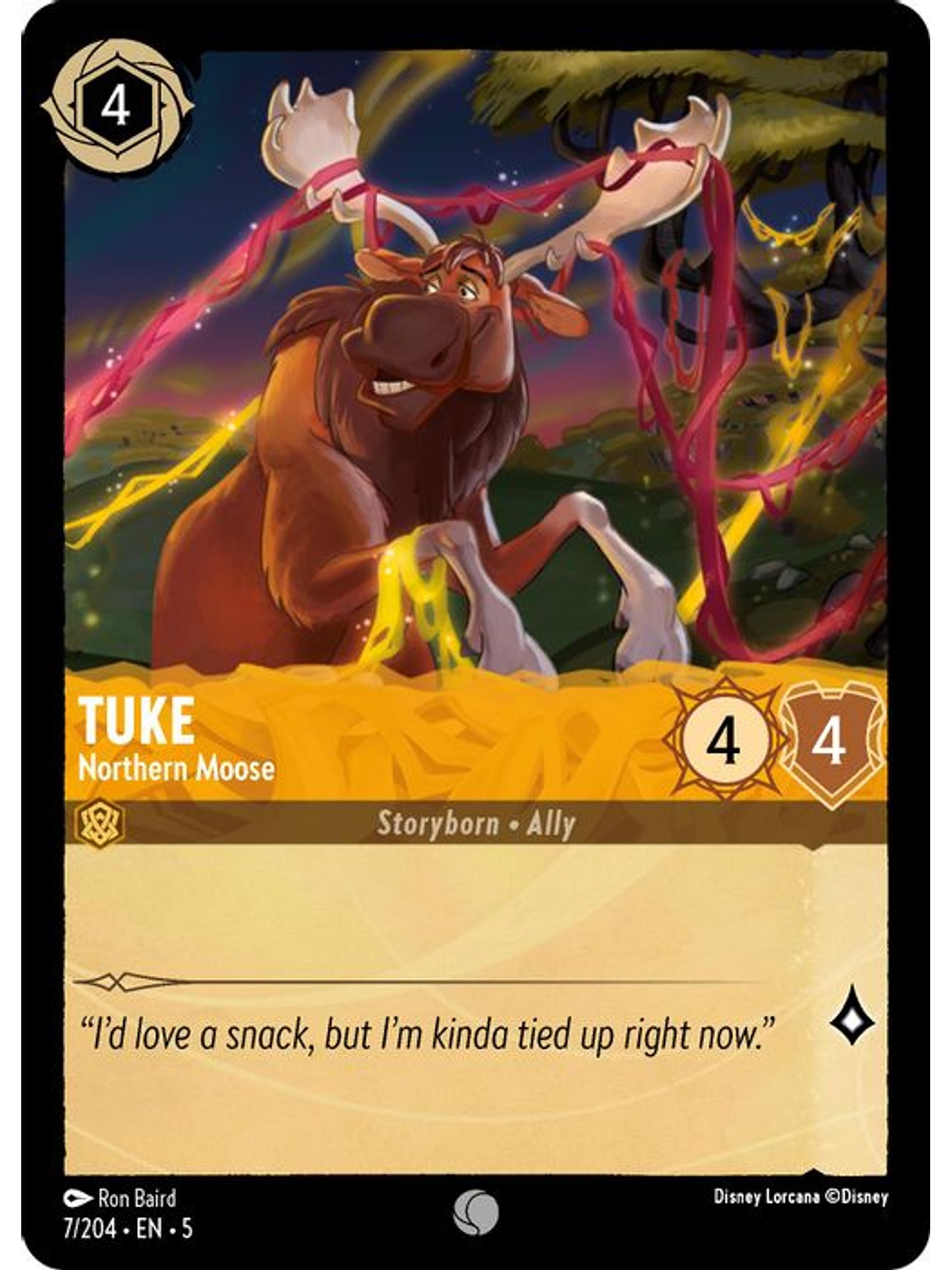 007/204 C Tuke - Northern Moose (FOIL) 1