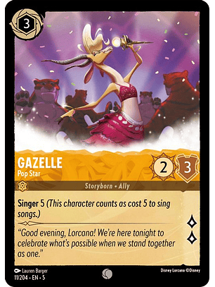 011/204 C Gazelle - Pop Star (FOIL)
