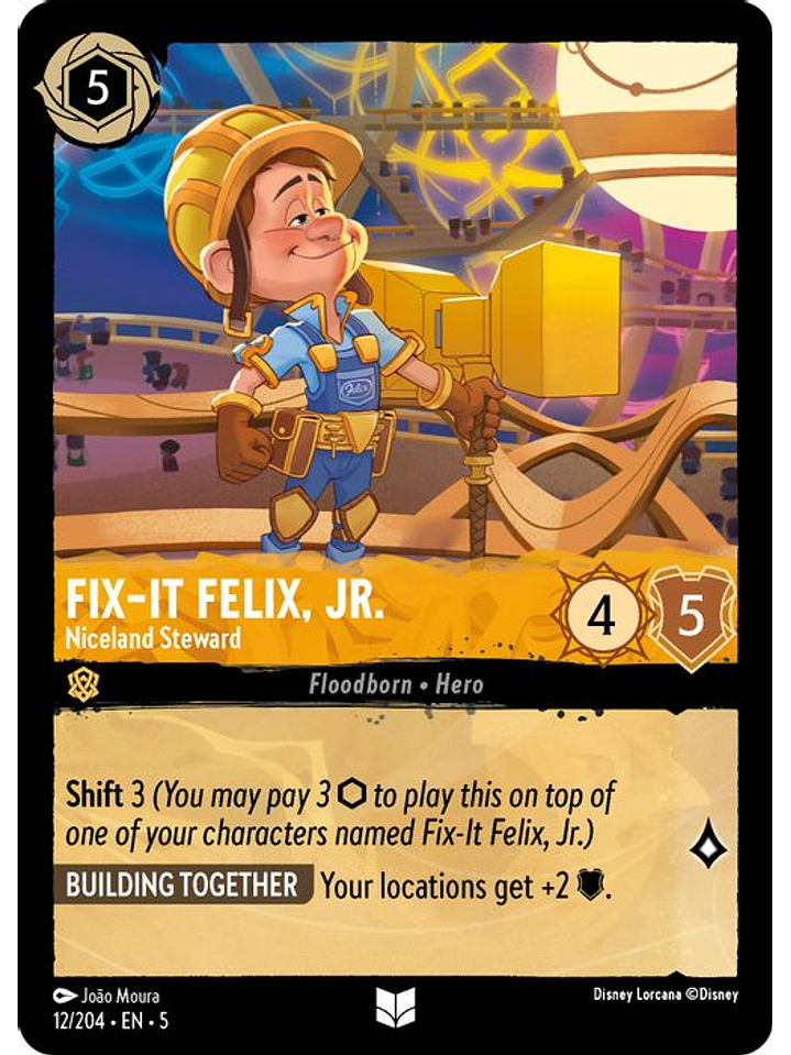 012/204 U Fix-It Felix, Jr. - Niceland Steward (FOIL) 1