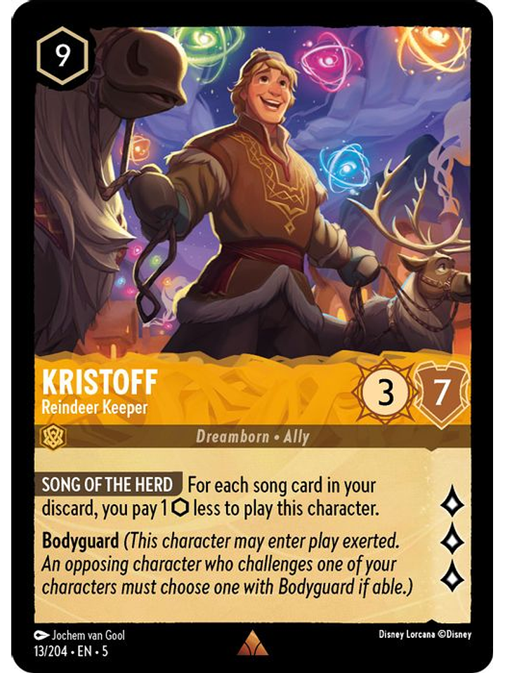 013/204 R Kristoff - Reindeer Keeper (FOIL) 1