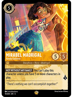 014/204 L Mirabel Madrigal - Family Gatherer (FOIL)