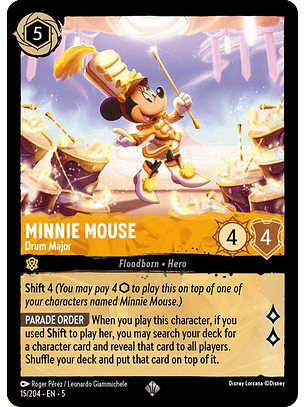 015/204 SR Minnie Mouse - Drum Major (FOIL)