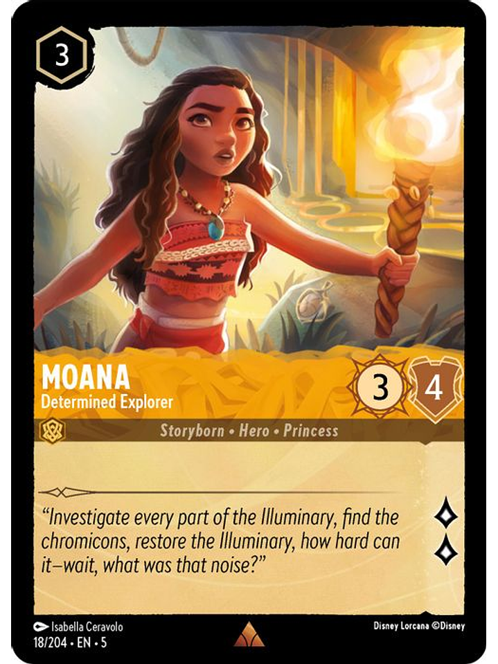 018/204 R Moana - Determined Explorer (FOIL) 1