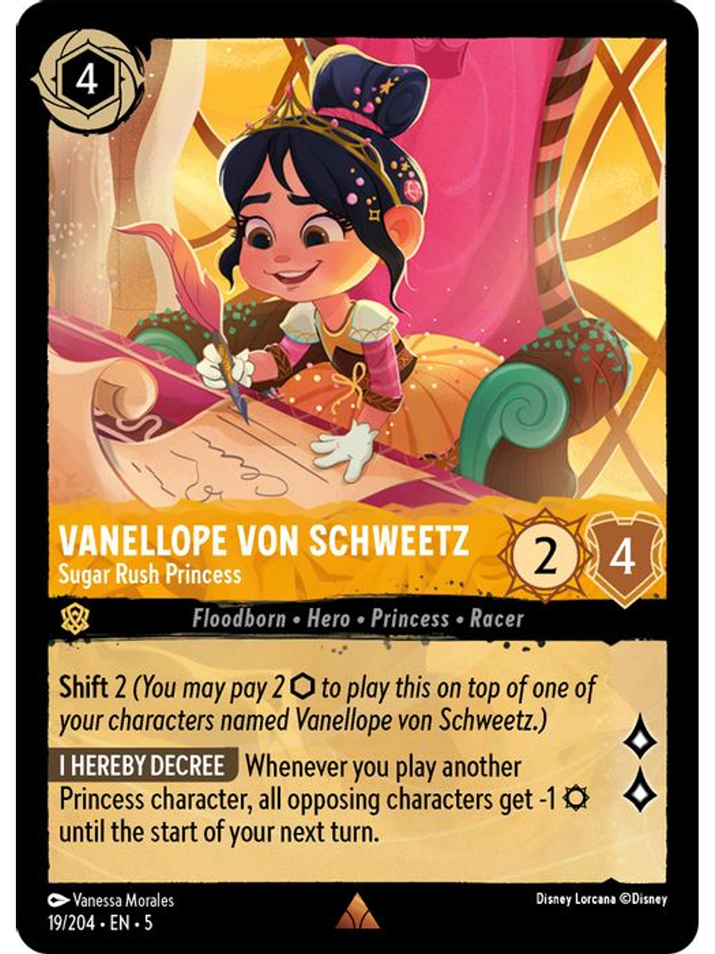 019/204 R Vanellope von Schweetz - Sugar Rush Princess (FOIL) 1