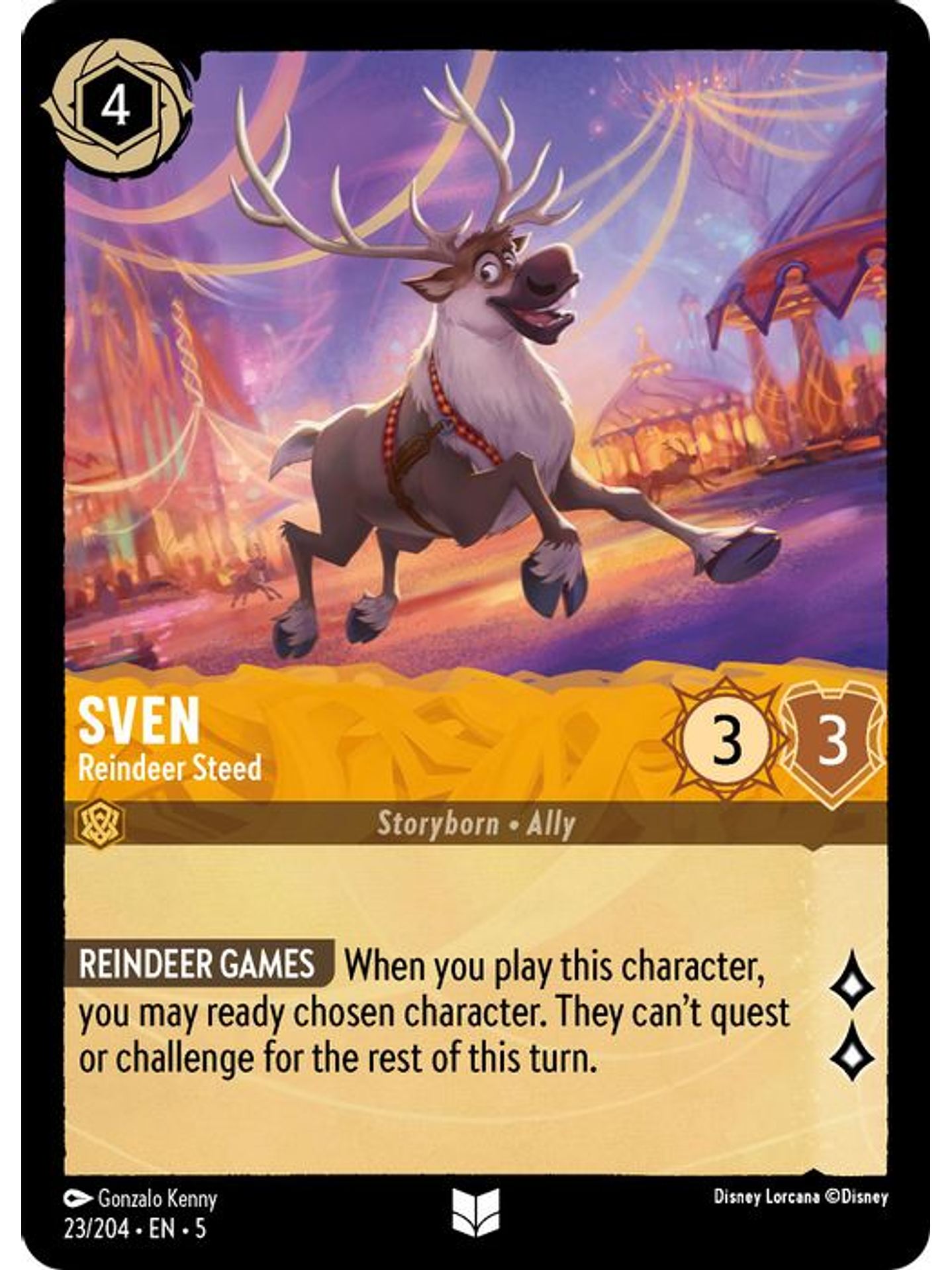 023/204 U Sven - Reindeer Steed (FOIL) 1