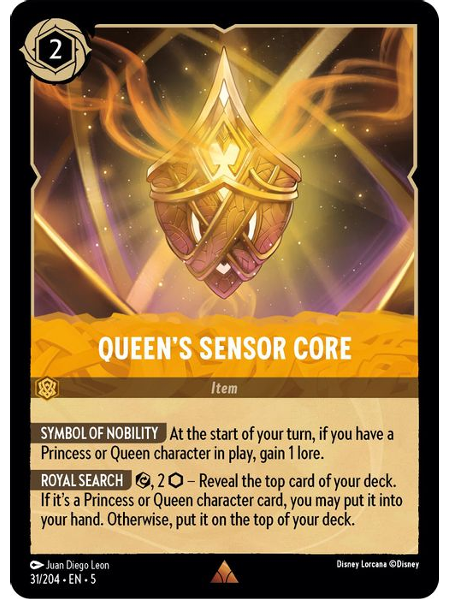 031/204 R Queen's Sensor Core (FOIL) 1
