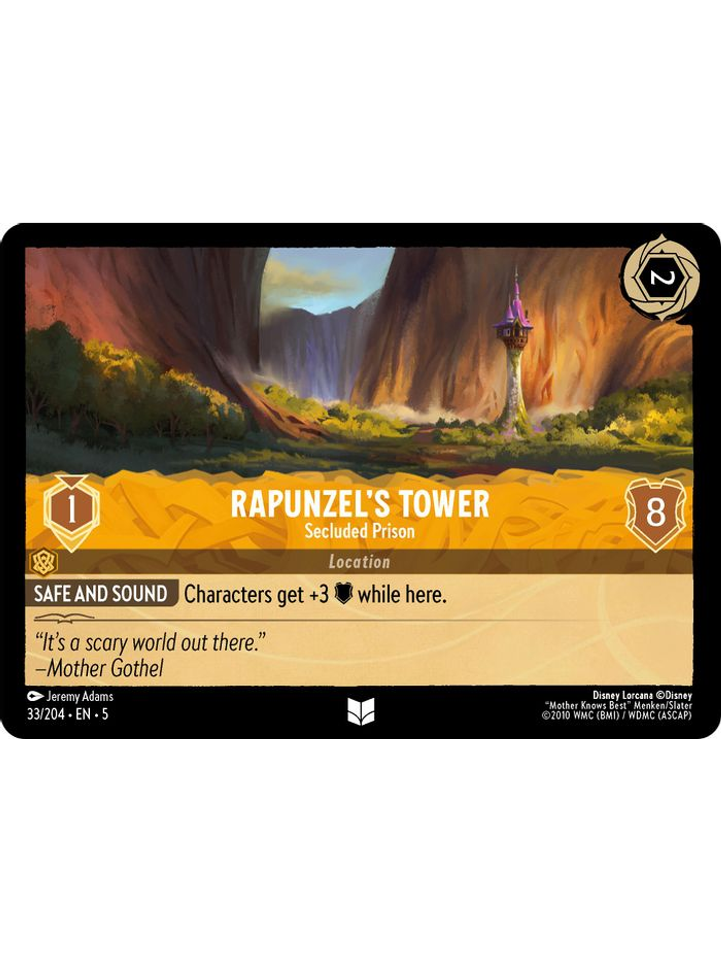 033/204 U Rapunzel's Tower - Secluded Prison (FOIL) 1