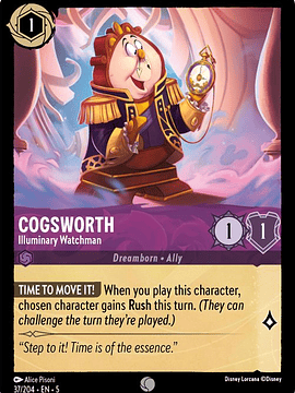 037/204 C Cogsworth - Illuminary Watchman (FOIL)