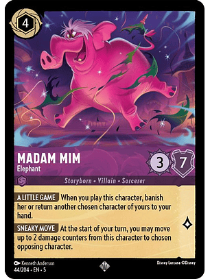 044/204 SR Madam Mim - Elephant (FOIL)