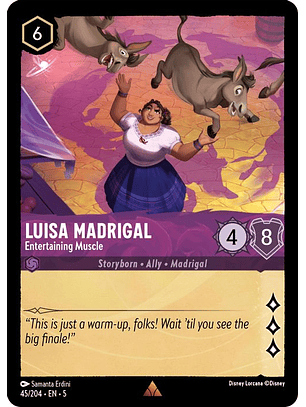 045/204 R Luisa Madrigal - Entertaining Muscle (FOIL)