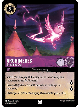 047/204 U Archimedes - Electrified Owl (FOIL)